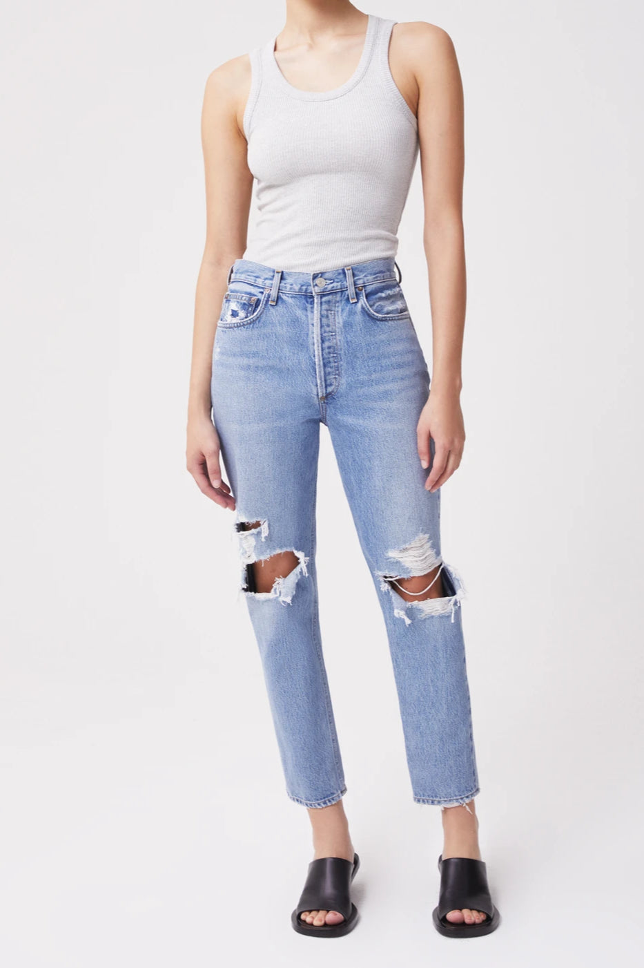 Fen High Rise Relaxed Tapered Jean