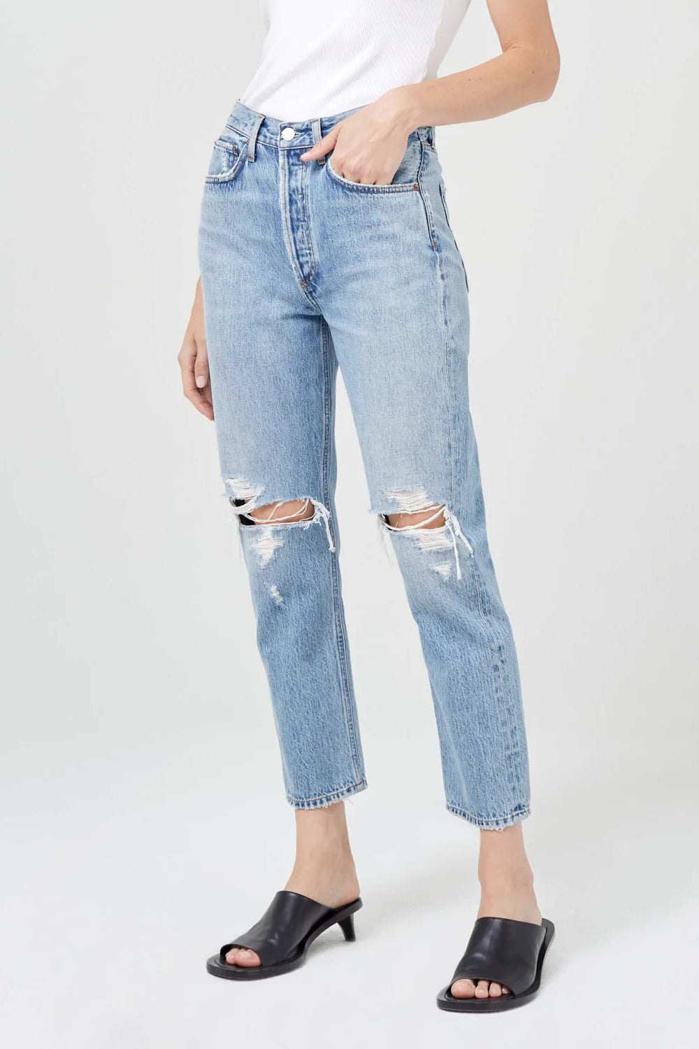 Riley High Rise Straight