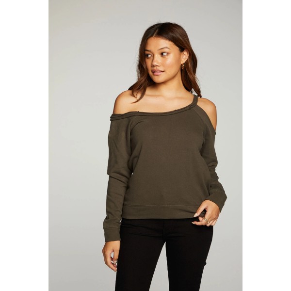 Cotton Vented Sweatshirt