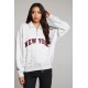 New York Splatter Paint Half Zip