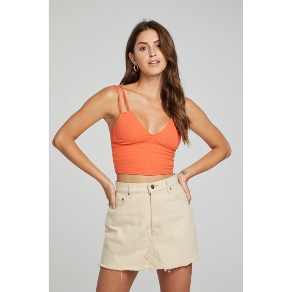 Strand Crop Rib Tank