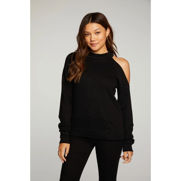 Vented Shoulder Sweatshirt