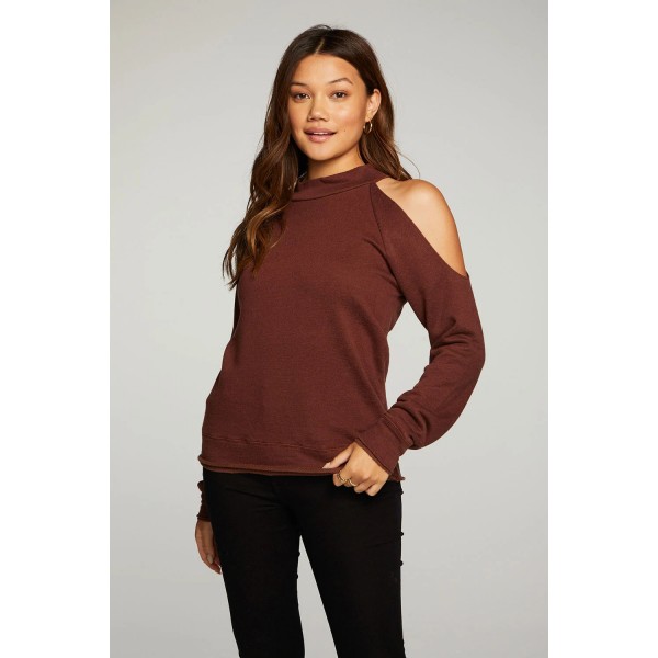 Vented Shoulder Sweatshirt