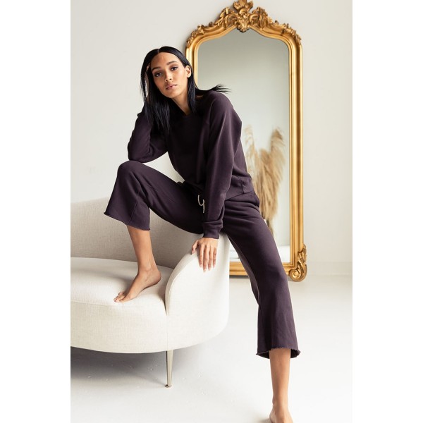 Wide Leg Crop Sweatpant