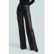 Faux Leather Wide Leg Pant
