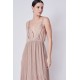 Ossani Pleat Maxi Dress