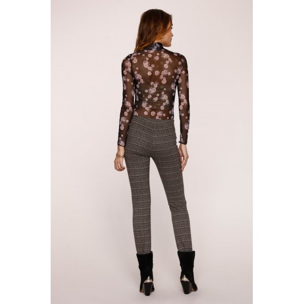 Ina Plaid Stirrup Pant