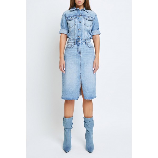 Denim Shirt Dress