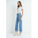 Cuffed Palazzo Jean