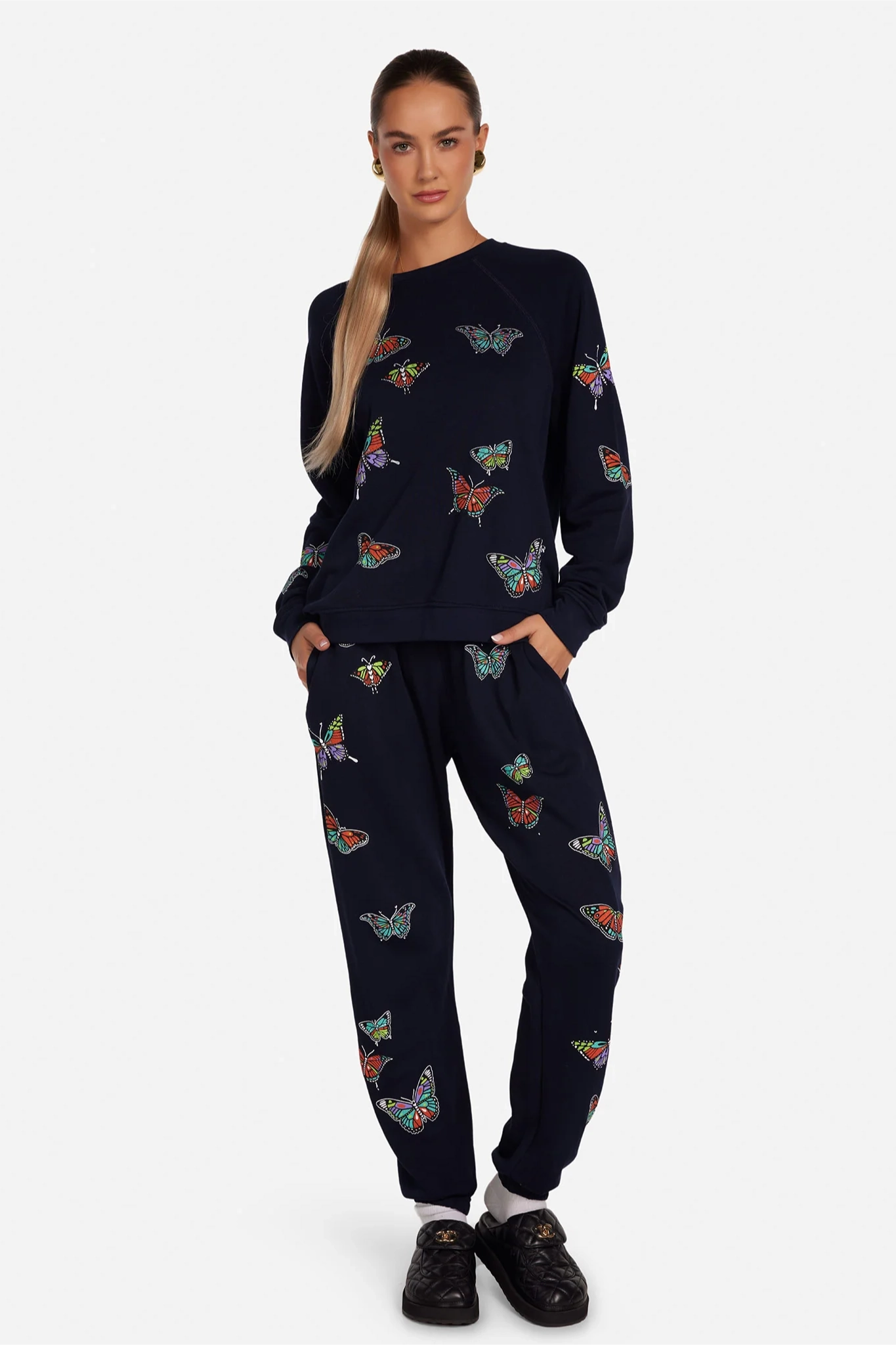 Anela Vintage Butterfly Sweatshirt