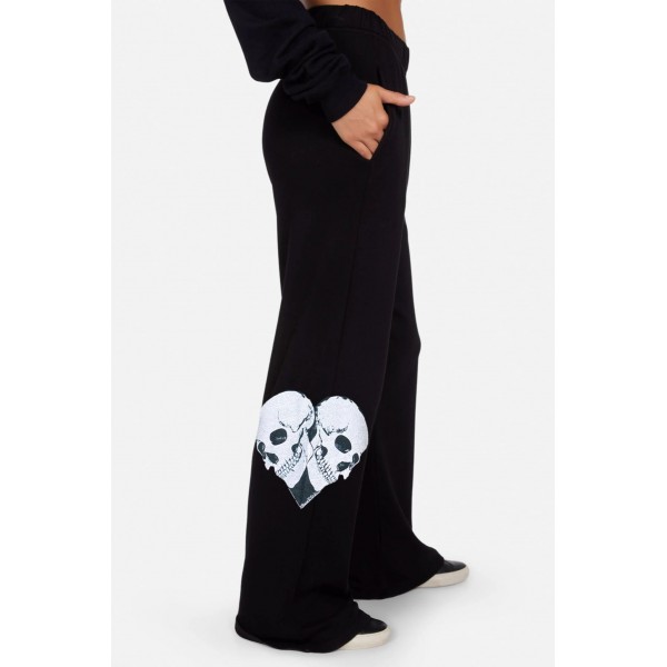 Juvia Skull Heart Sweatpant