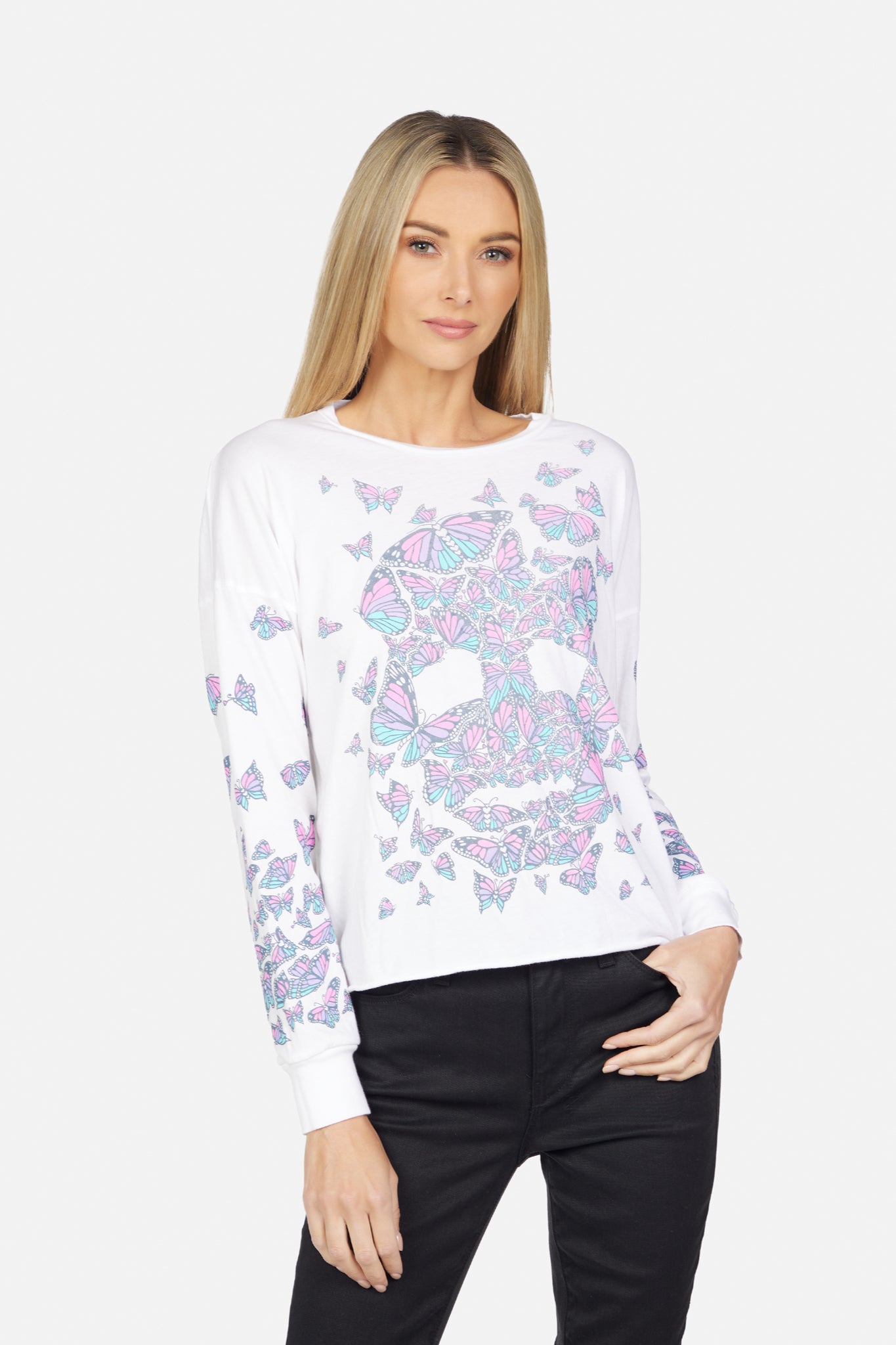 Luella Butterfly Skull Tee