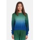 Exon Crop Ombre Sweatshirt