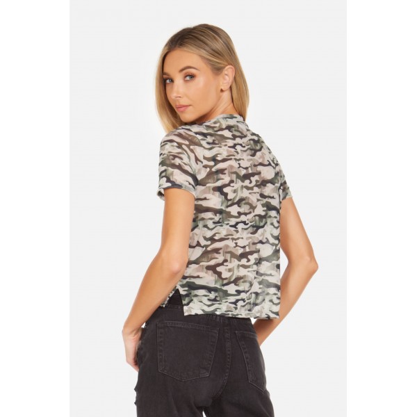 Wendell Camo Mesh Tee