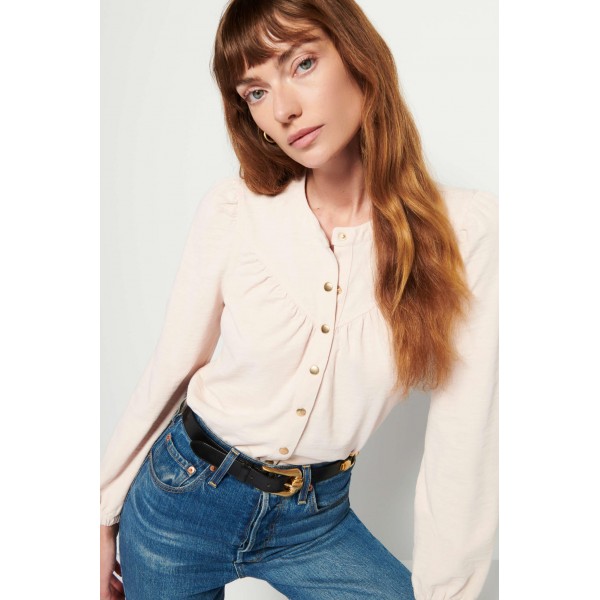 Luanne Yoke Snap Top