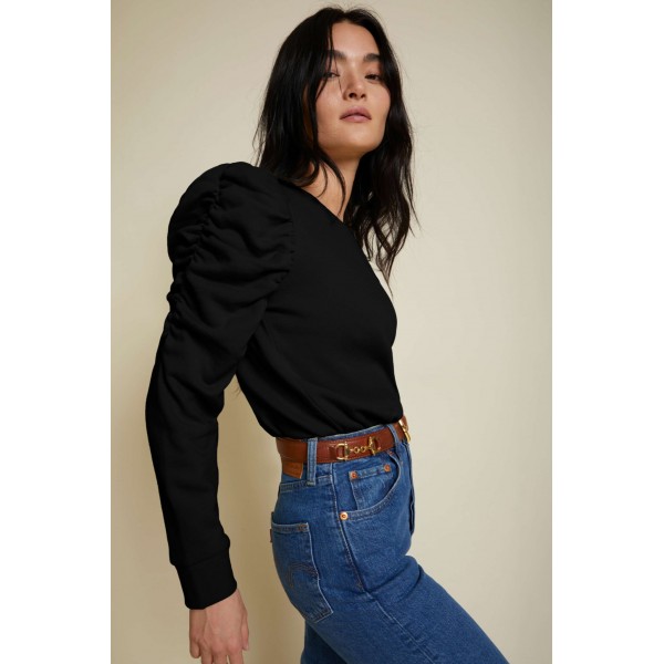 Perla Gathered Sweatshirt