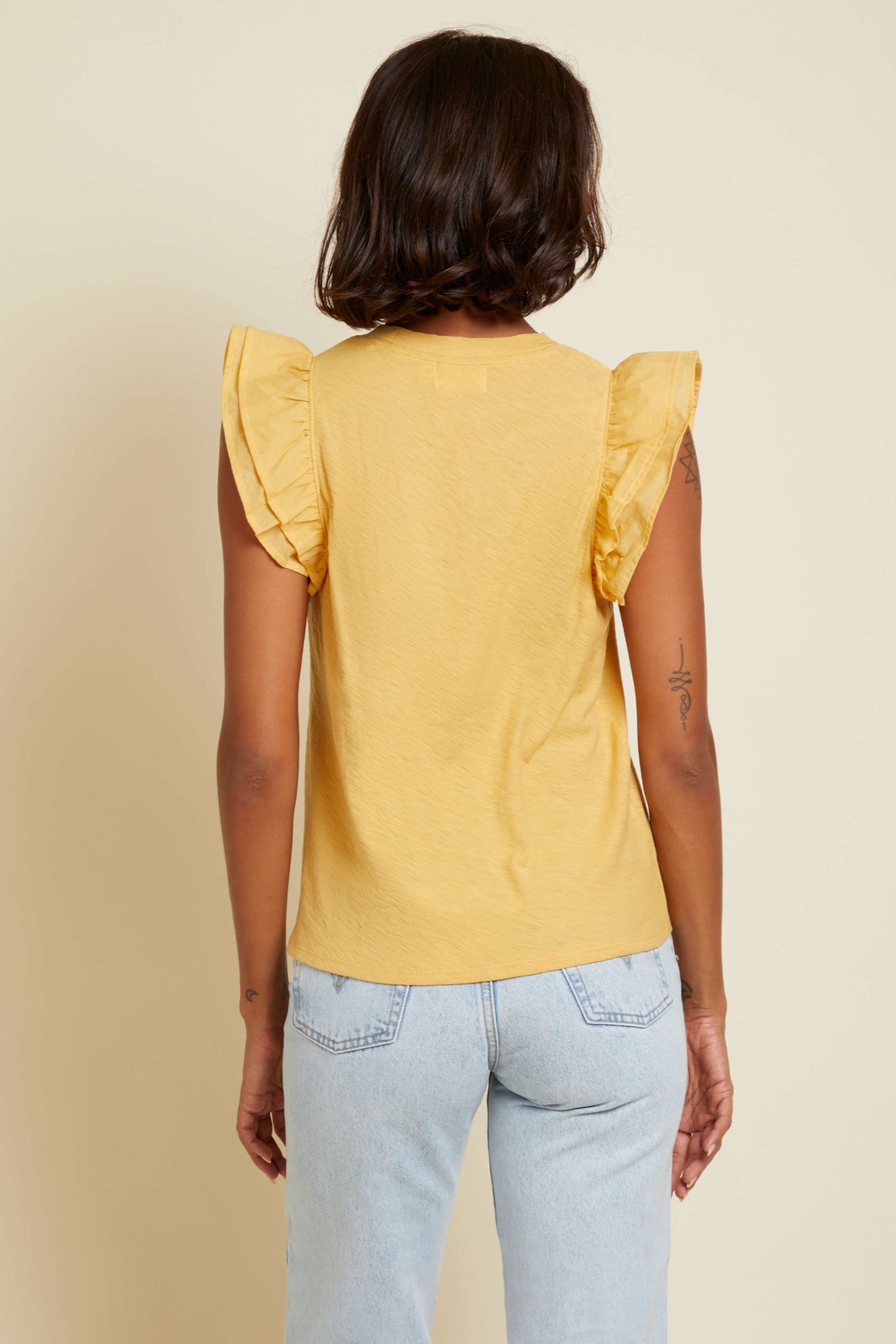 Rylan Contrast Ruffle Tank