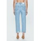 Cassie Crop High Rise Straight Jean