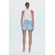 Saige A-Line Denim Short