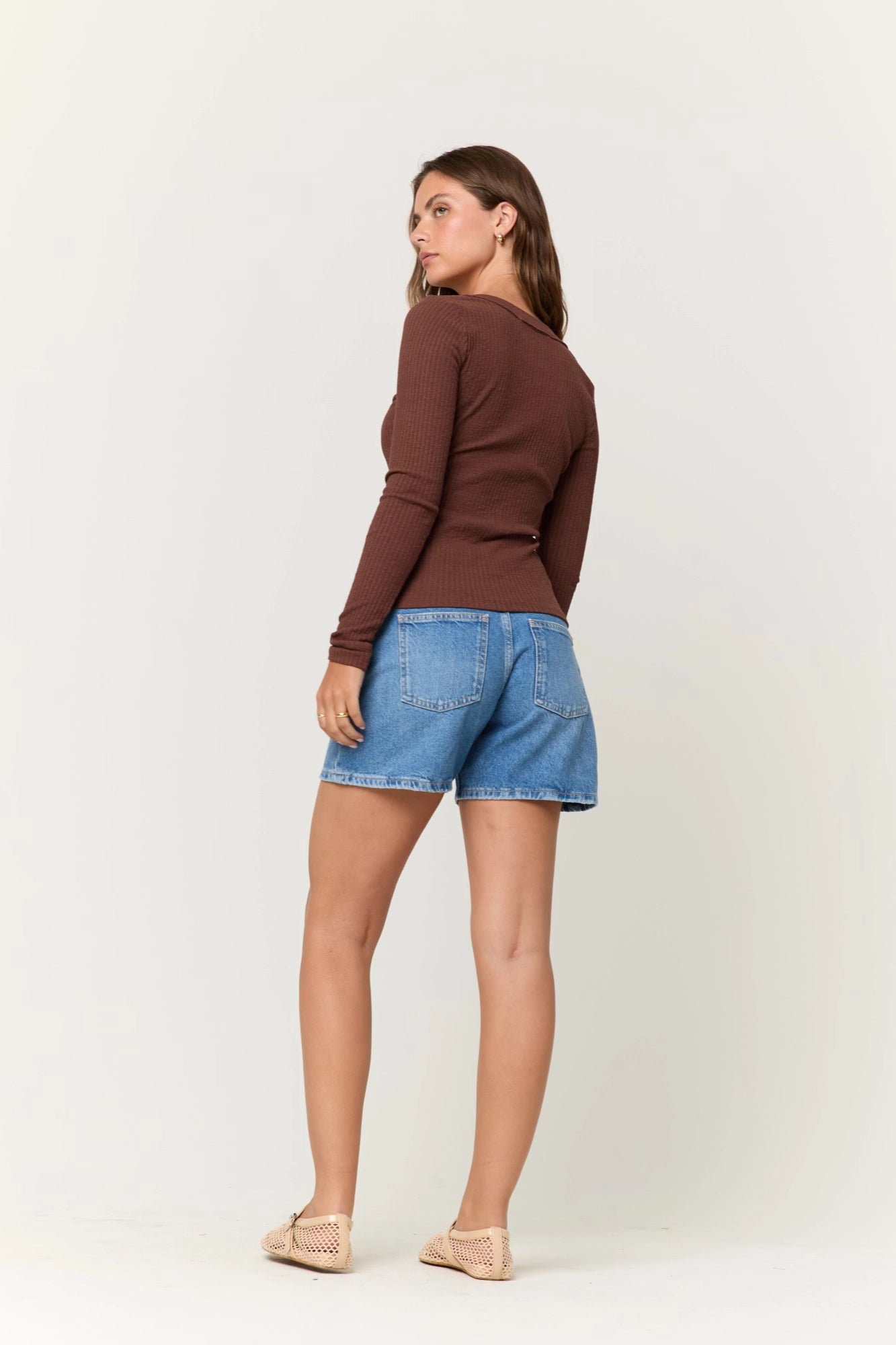 Rae Scoop Rib Long Sleeve