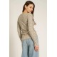 Sanna Boat Neck Sweater Rib Long Sleeve