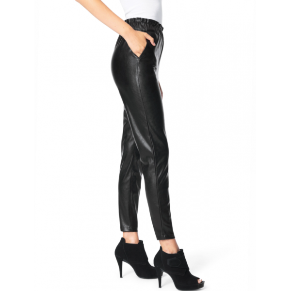 Paperbag Faux Leather Pant