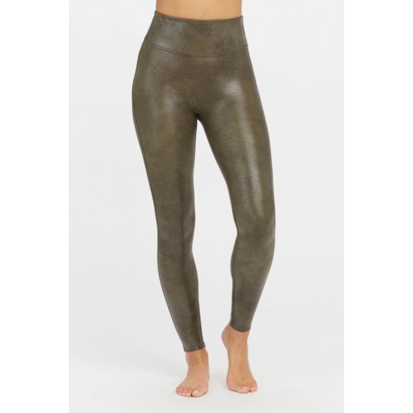 Faux Leather Croc Shine Legging