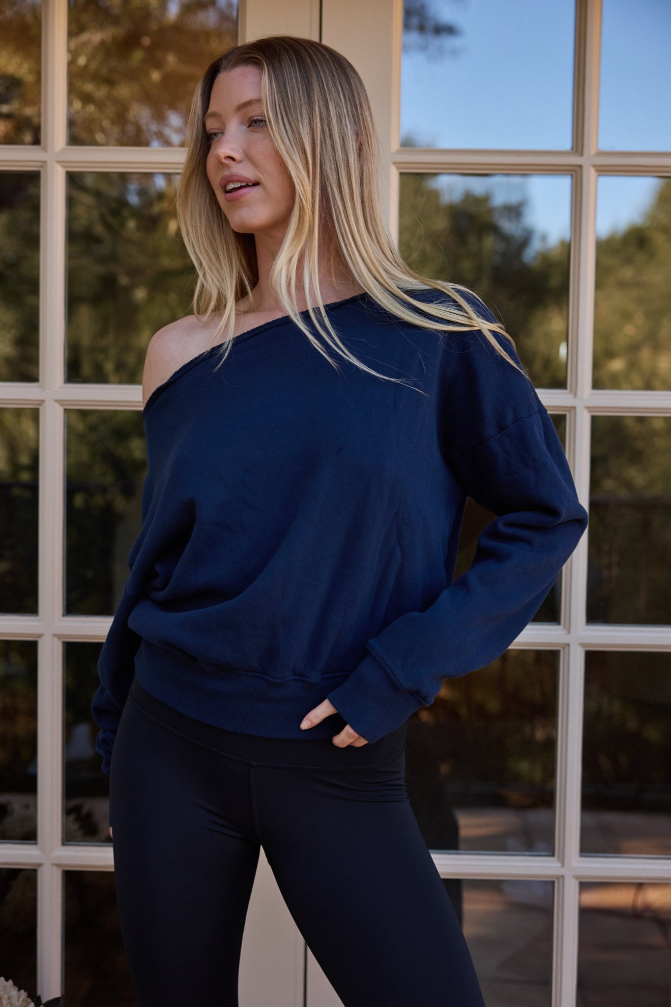 Crawford Off The Shoulder Sweatshirt