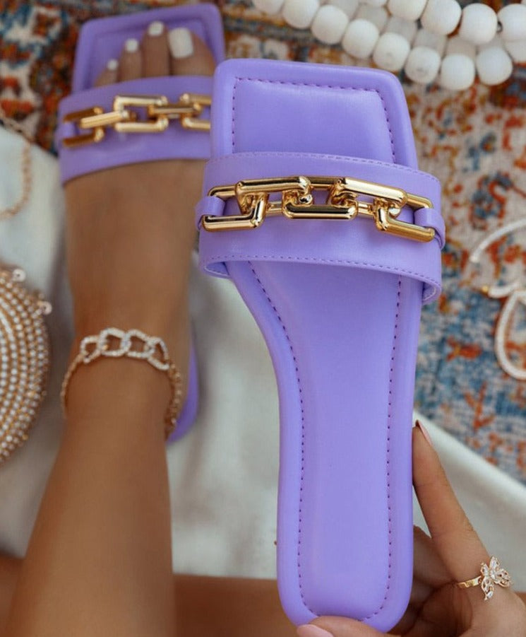 Stella Chain Slippers