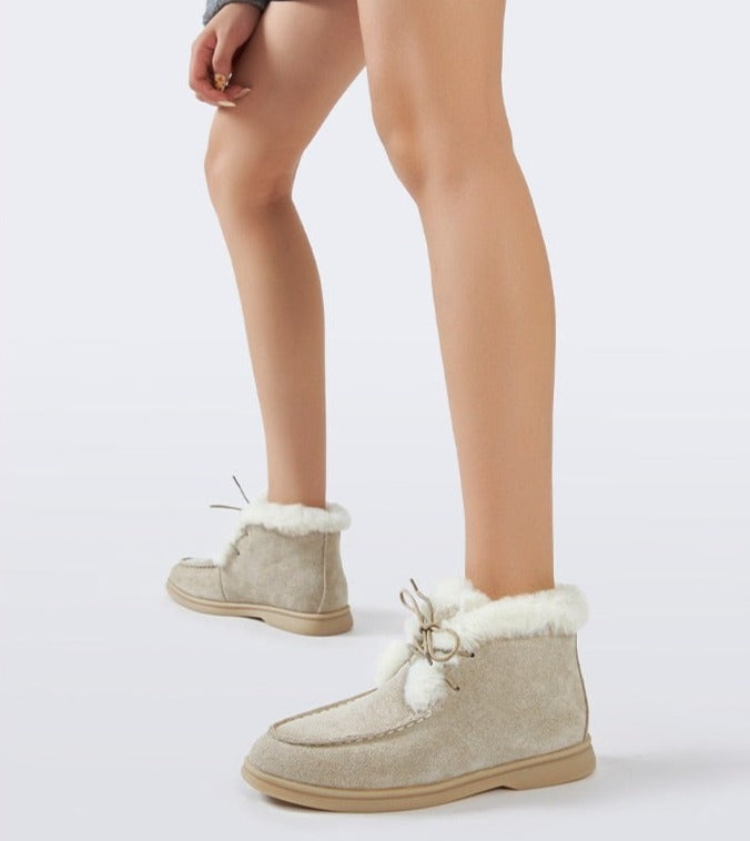 Lucia Natural Fur Boots