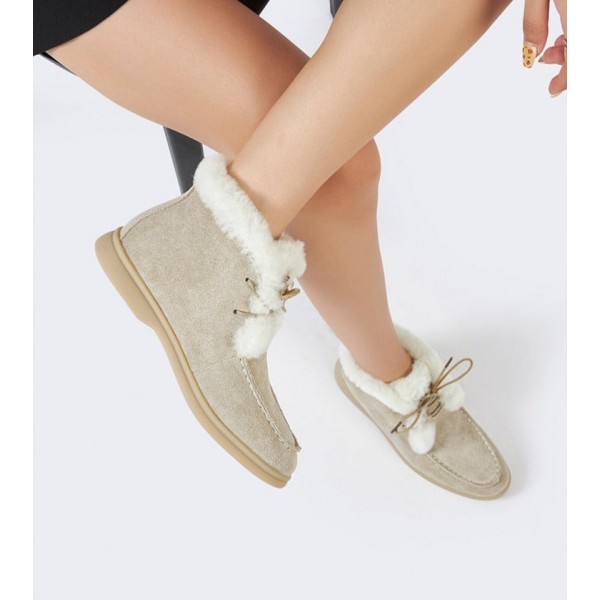 Lucia Natural Fur Boots