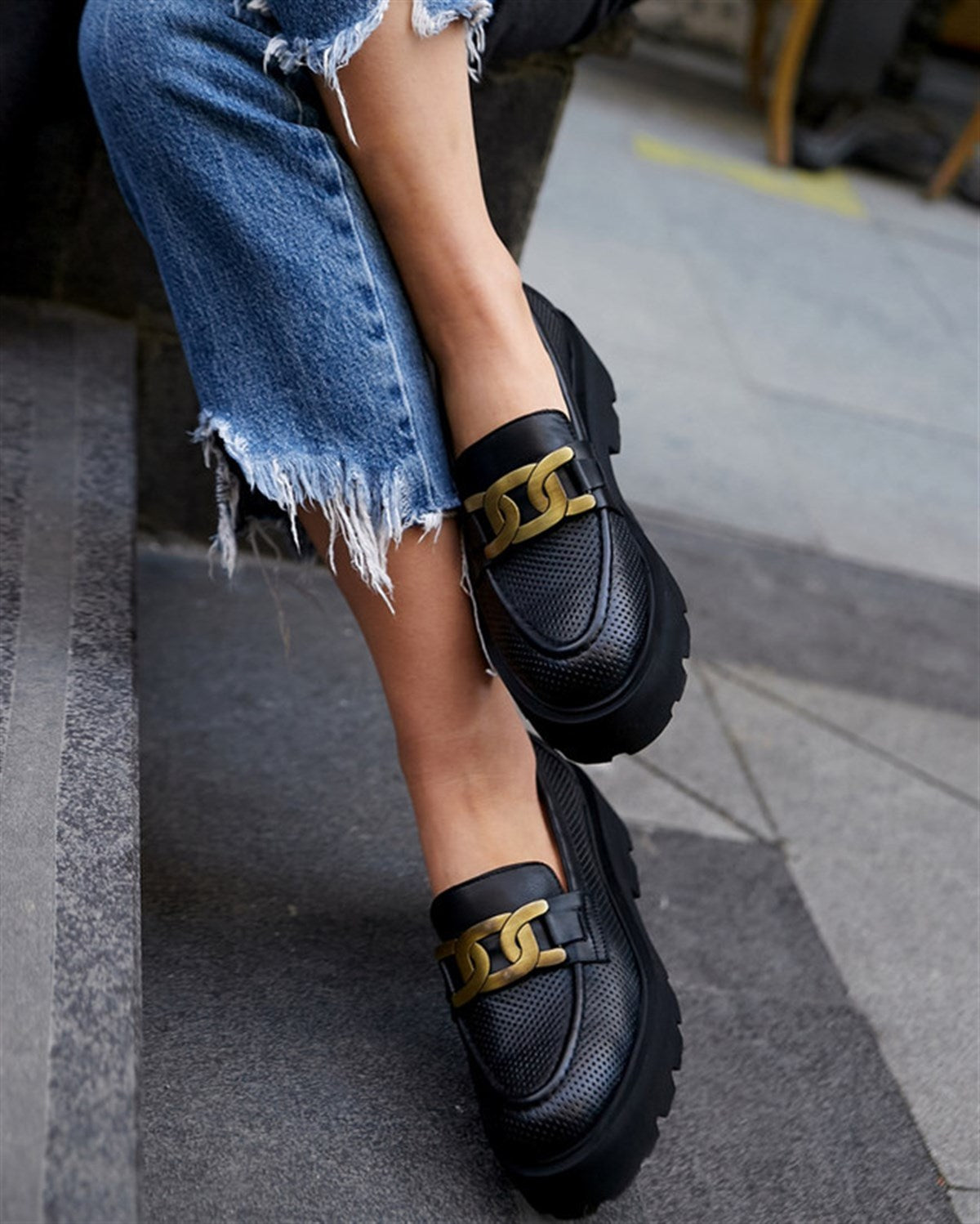 Nelly Genuine Leather Loafers