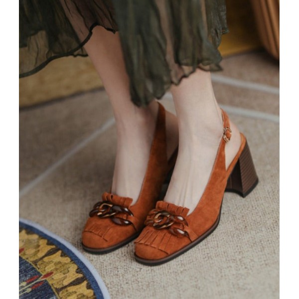 Amelia Suede Heels