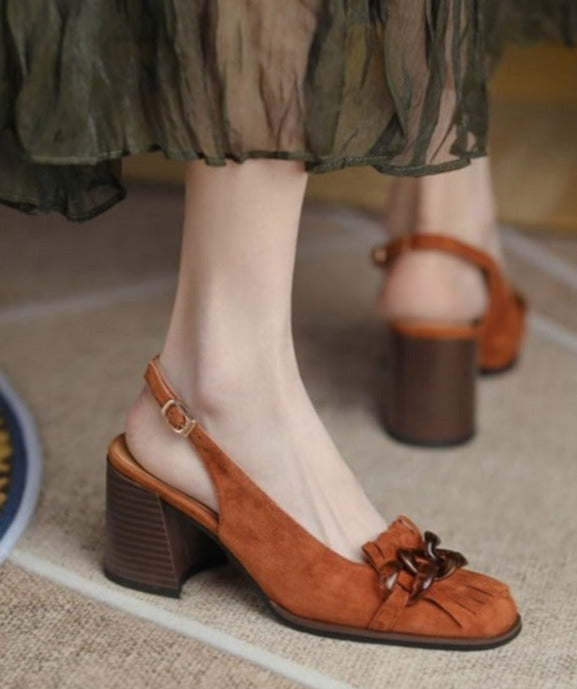 Amelia Suede Heels