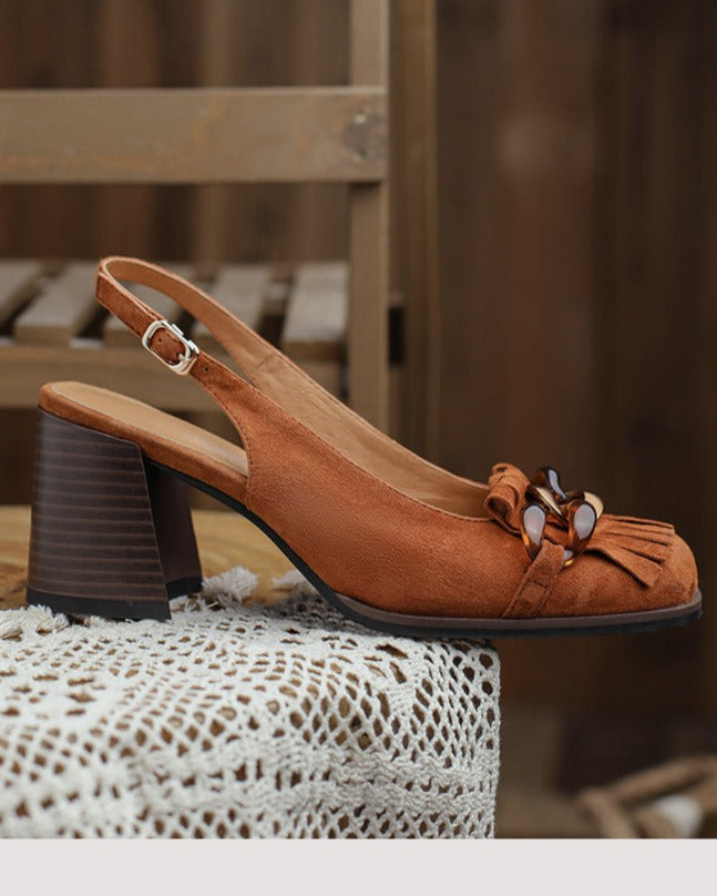 Amelia Suede Heels