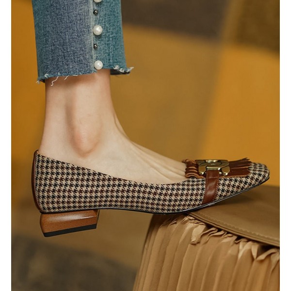 Petra Check Loafers