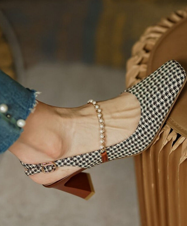 Greta Pearl Vintage Heels