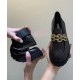 Elina Metal Chain Loafers
