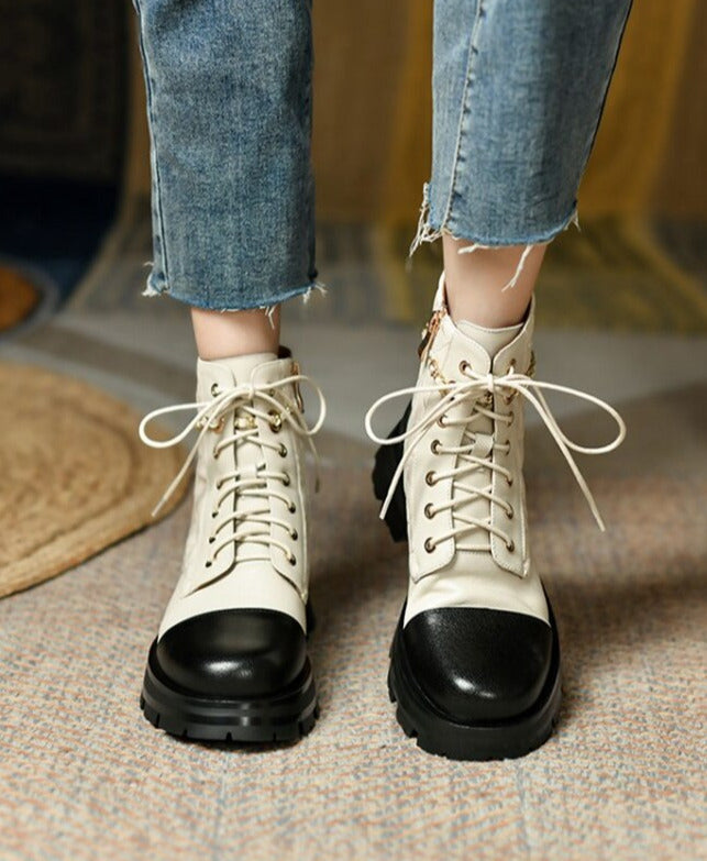 Afina Elegant Leather Boots