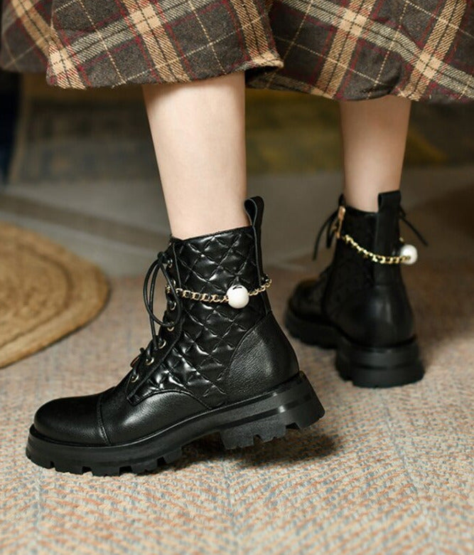 Afina Elegant Leather Boots