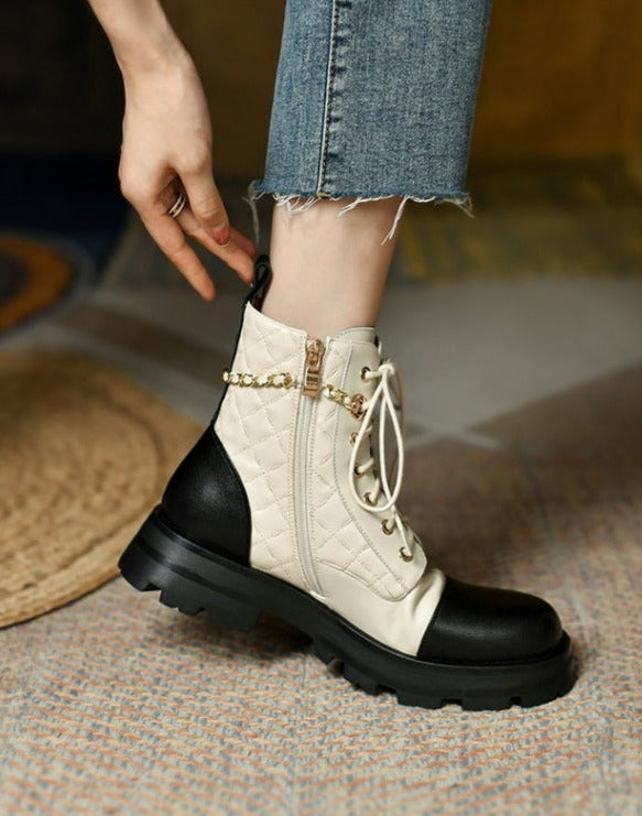 Afina Elegant Leather Boots